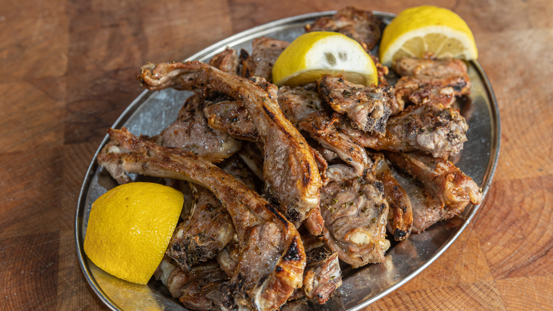 Padakia — hand-cut Greek lamb chops